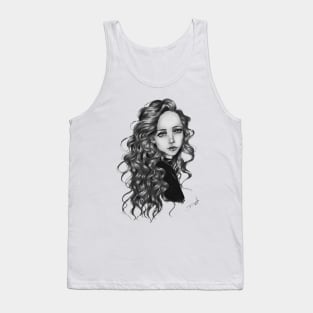 Curly Hair Tank Top